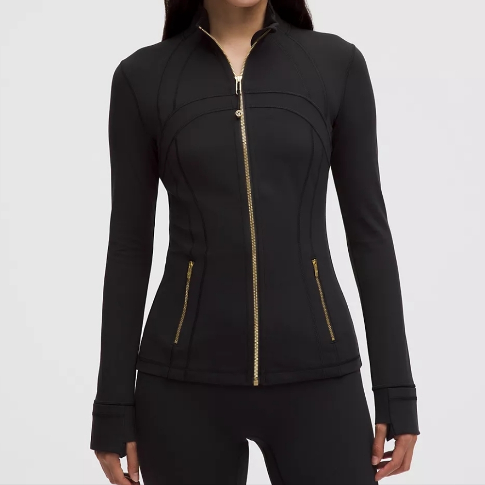 NWT Lululemon Define Jacket Nulu Black/Gold 6